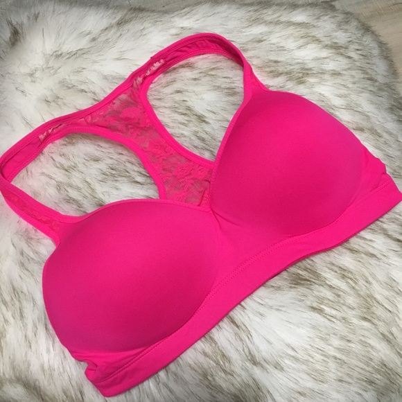 PINK Victoria's Secret Other - PINK Victoria’s Secret Lace Back Yoga Push-up Bra